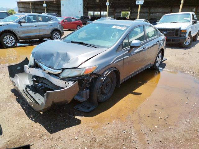 Photo 2 from auction – 2012 HONDA CIVIC LX with VIN 19XFB2F58CE332217