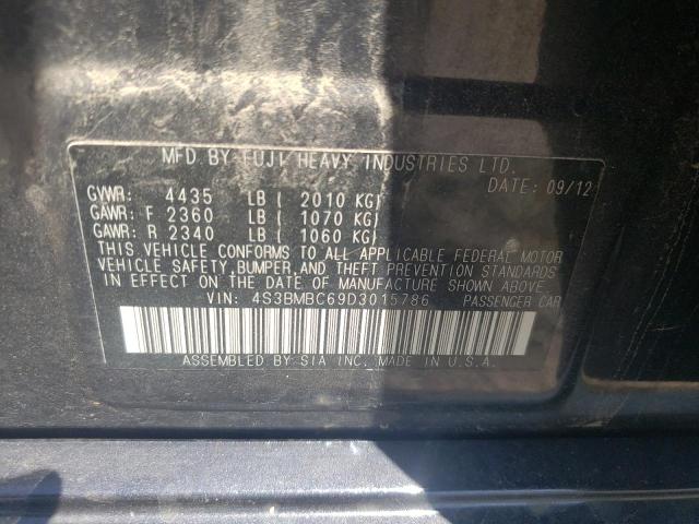 Photo 10 from auction – 2013 SUBARU LEGACY 2.5 with VIN 4S3BMBC69D3015786