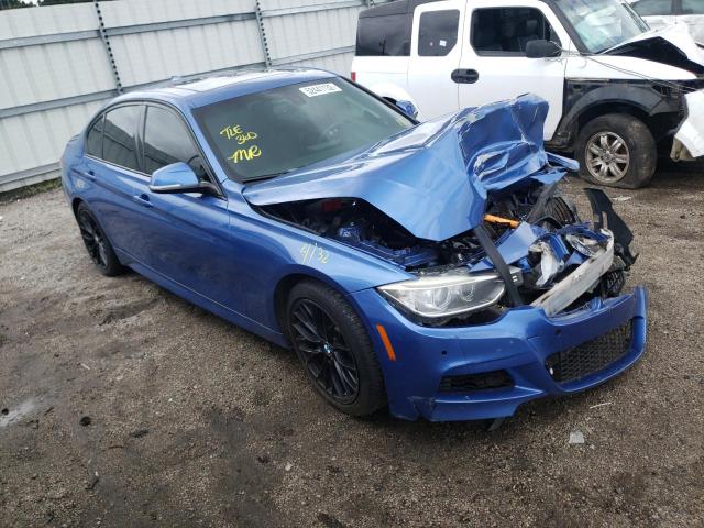 BMW 328 I 2014 with VIN WBA3A5G50ENP33441 - Photo from auction