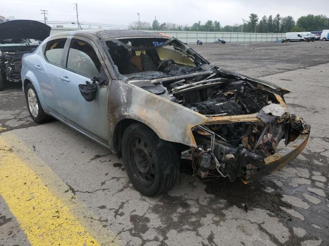 DODGE AVENGER SE 2013 with VIN 1C3CDZAB0DN654063 - Photo from auction