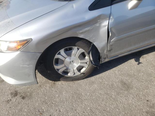 Photo 9 from auction – 2012 HONDA CIVIC HYBR with VIN JHMFB4F34CS004525