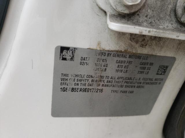 Photo 10 from auction – 2014 CADILLAC ATS LUXURY with VIN 1G6AB5SA9E0172216