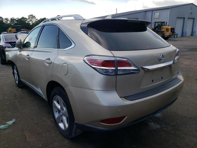 Photo 3 from auction – 2014 LEXUS RX 350 BAS with VIN JTJBK1BA4E2040010