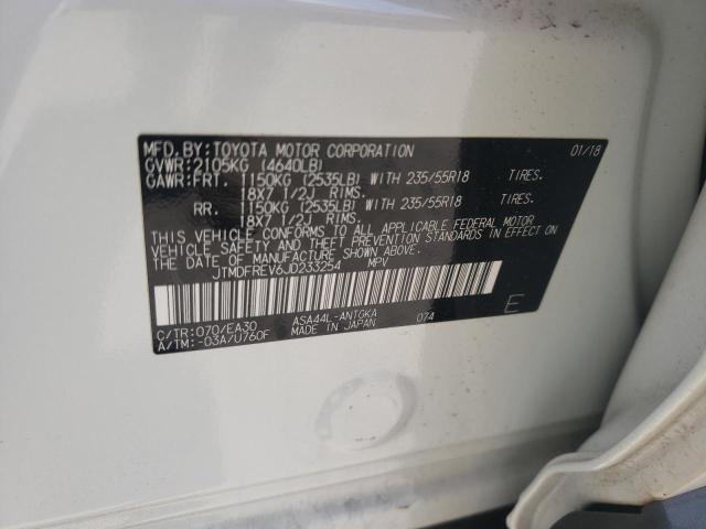 Photo 10 from auction – 2018 TOYOTA RAV4 LIMIT with VIN JTMDFREV6JD233254