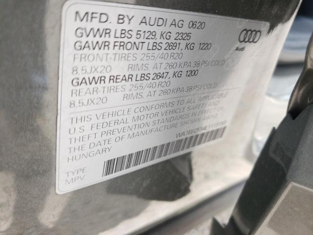 Photo 10 from auction – 2020 AUDI Q3 PREMIUM with VIN WA1EECF34L1113193