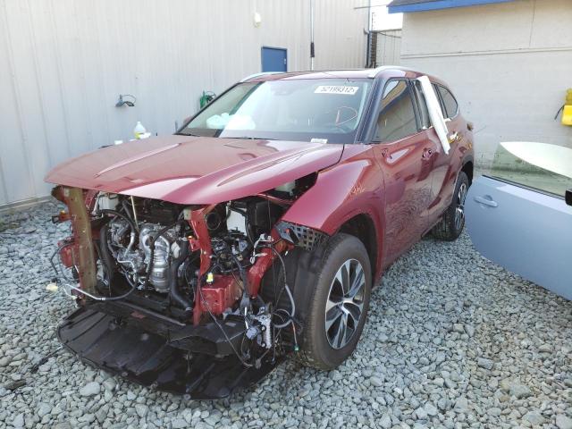 Photo 9 from auction – 2022 TOYOTA HIGHLANDER with VIN 5TDHZRBH8NS574351