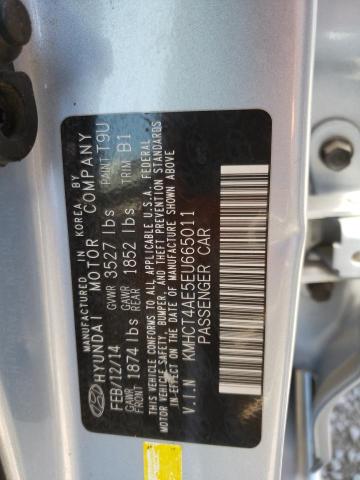 Photo 10 from auction – 2014 HYUNDAI ACCENT GLS with VIN KMHCT4AE5EU665011