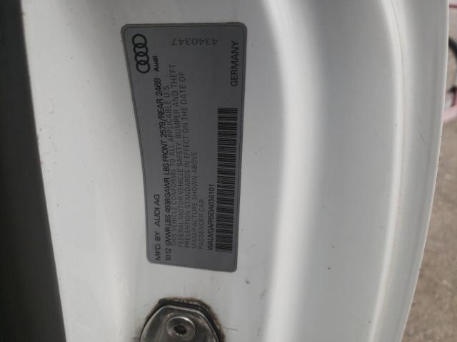Photo 10 from auction – 2013 AUDI S5 PRESTIG with VIN WAUVGAFR5DA036101