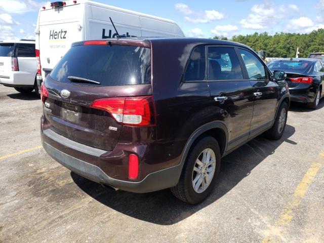 Photo 4 from auction – 2014 KIA SORENTO LX with VIN 5XYKT3A60EG488002