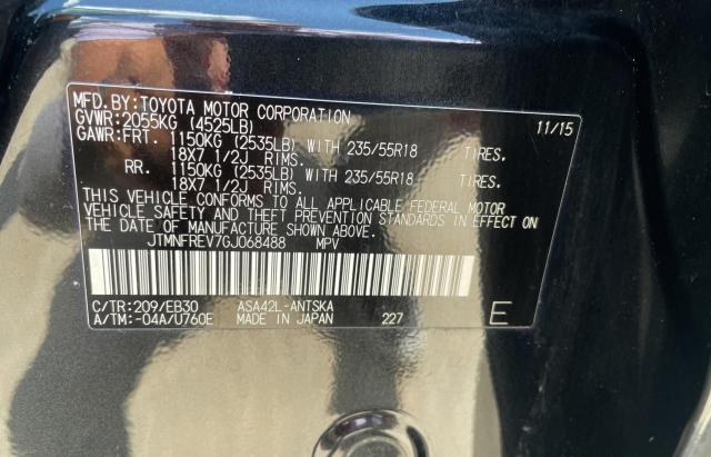 Photo 10 from auction – 2016 TOYOTA RAV4 SE with VIN JTMNFREV7GJ068488