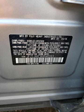 Photo 10 from auction – 2016 SUBARU FORESTER 2 with VIN JF2SJAHC9GH540163