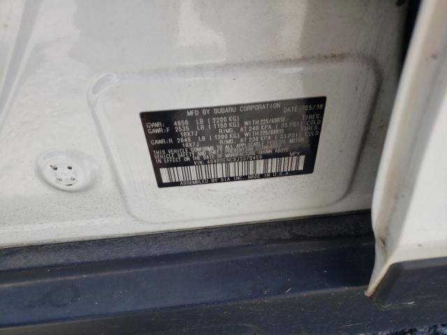 Photo 10 from auction – 2018 SUBARU OUTBACK 3. with VIN 4S4BSENC9J3378459
