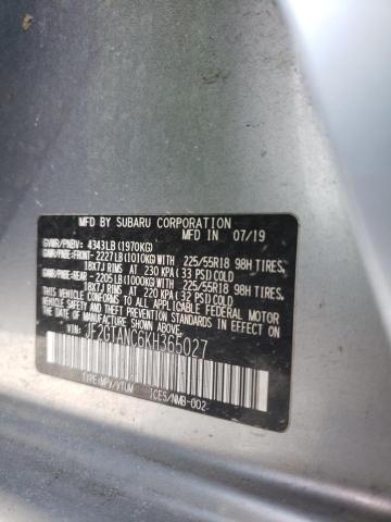 Photo 10 from auction – 2019 SUBARU CROSSTREK with VIN JF2GTANC6KH365027