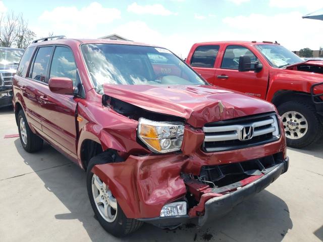 HONDA PILOT EX 2006 with VIN 2HKYF18456H509818 - Photo from auction