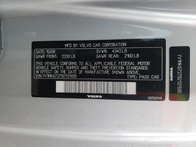Photo 10 from auction – 2009 VOLVO C30 T5 with VIN YV1MK672792137695
