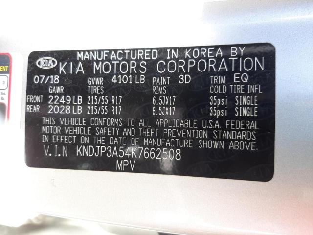 Photo 10 from auction – 2019 KIA SOUL + with VIN KNDJP3A54K7662508