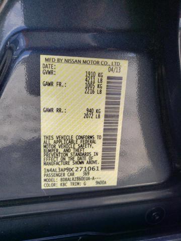 Photo 10 from auction – 2013 NISSAN ALTIMA 2.5 with VIN 1N4AL3AP9DC271061