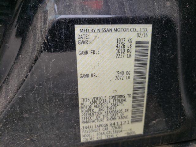 Photo 10 from auction – 2016 NISSAN ALTIMA 2.5 with VIN 1N4AL3AP0GN341121