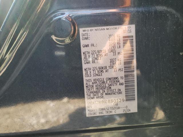 Photo 10 from auction – 2016 NISSAN ROGUE S with VIN 5N1AT2MT9GC880129