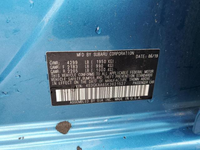 Photo 10 from auction – 2019 SUBARU IMPREZA with VIN 4S3GKAA65K3621527