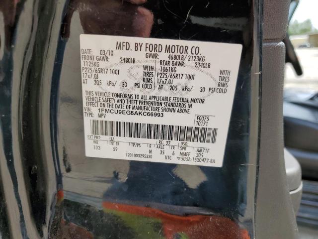 Photo 10 from auction – 2010 FORD ESCAPE LIM with VIN 1FMCU9EG8AKC66993