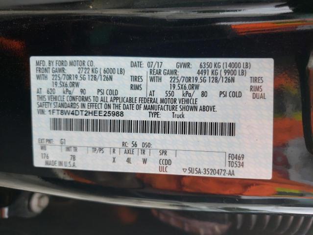 Photo 10 from auction – 2017 FORD F450 SUPER with VIN 1FT8W4DT2HEE25988