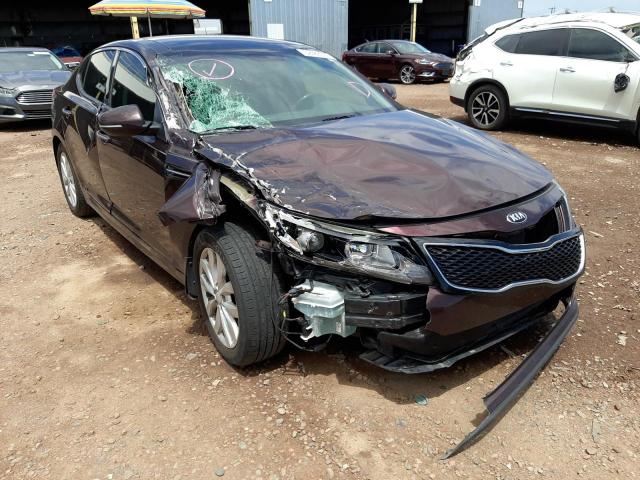 KIA OPTIMA EX 2014 with VIN 5XXGN4A75EG288199 - Photo from auction