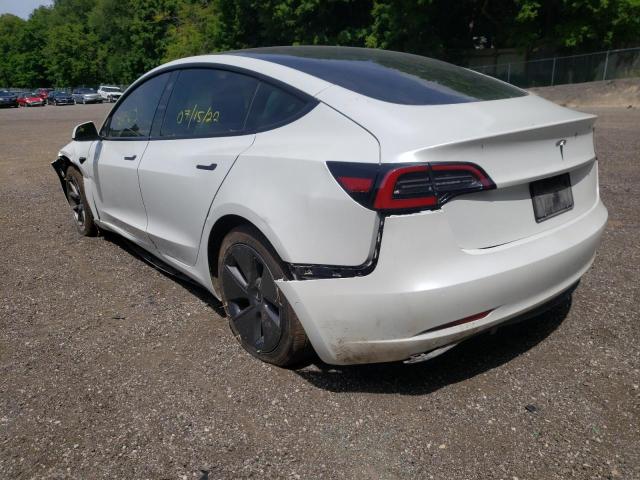Photo 3 from auction – 2021 TESLA MODEL 3 with VIN 5YJ3E1EA9MF046701