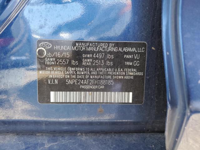 Photo 10 from auction – 2015 HYUNDAI SONATA SE with VIN 5NPE24AF2FH188185