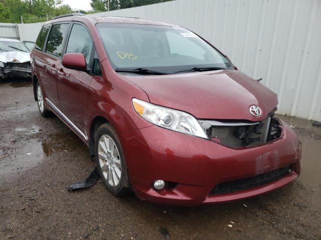 TOYOTA SIENNA XLE 2015 with VIN 5TDDK3DC2FS119501 - Photo from auction