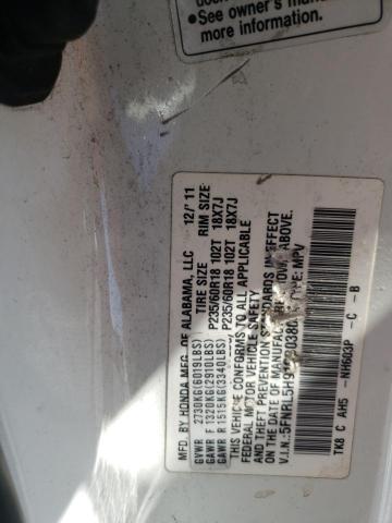 Photo 10 from auction – 2012 HONDA ODYSSEY TO with VIN 5FNRL5H91CB038034
