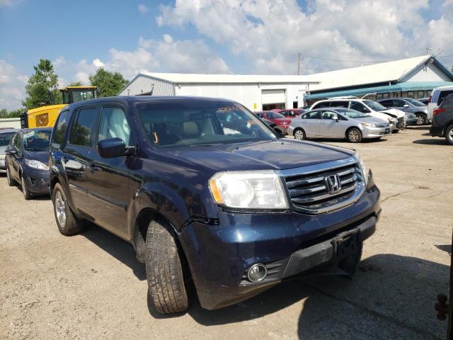 HONDA PILOT EXL 2012 with VIN 5FNYF4H5XCB079272 - Photo from auction