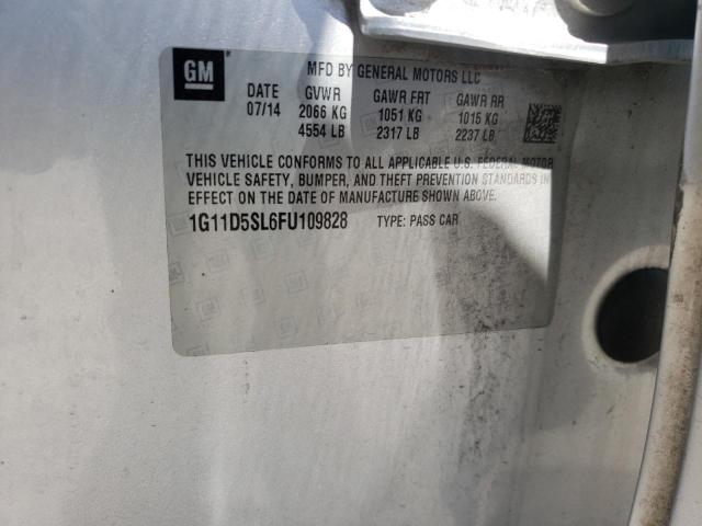 Photo 10 from auction – 2015 CHEVROLET MALIBU 2LT with VIN 1G11D5SL6FU109828