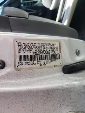 Photo 10 from auction – 2001 TOYOTA CAMRY CE with VIN JT2BG22K910538933