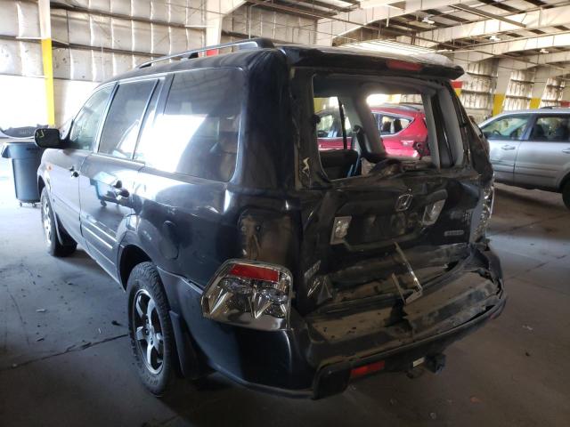 Photo 3 from auction – 2006 HONDA PILOT EX with VIN 2HKYF18706H550058