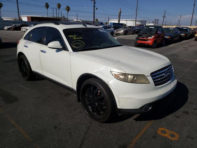 INFINITI FX35 2003 with VIN JNRAS08U43X103200 - Photo from auction