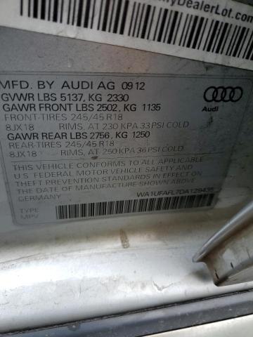 Photo 10 from auction – 2013 AUDI A4 ALLROAD with VIN WA1UFAFL7DA129435