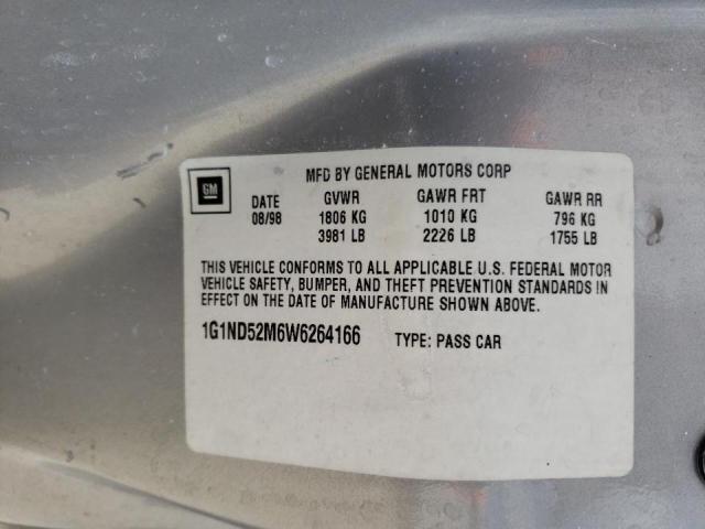 Photo 10 from auction – 1998 CHEVROLET MALIBU with VIN 1G1ND52M6W6264166