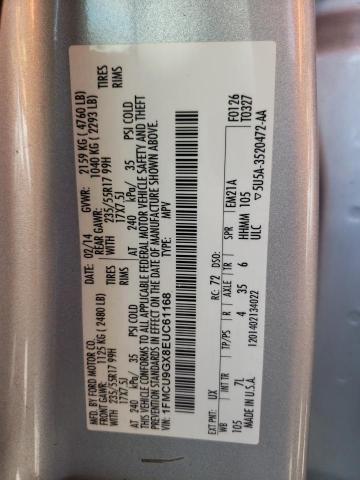 Photo 10 from auction – 2014 FORD ESCAPE SE with VIN 1FMCU9GX8EUC61168