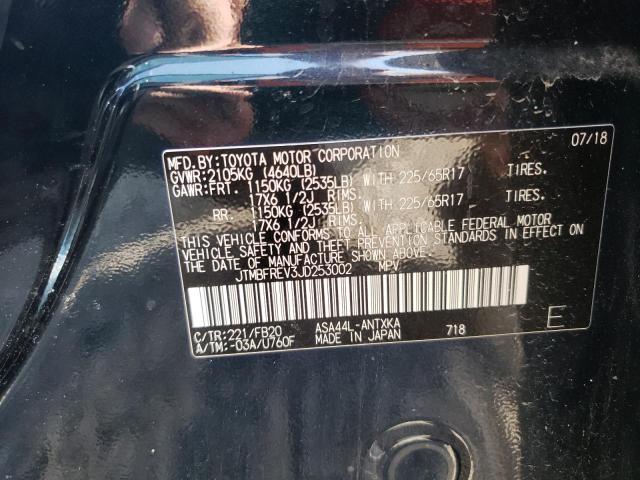 Photo 10 from auction – 2018 TOYOTA RAV4 LE with VIN JTMBFREV3JD253002