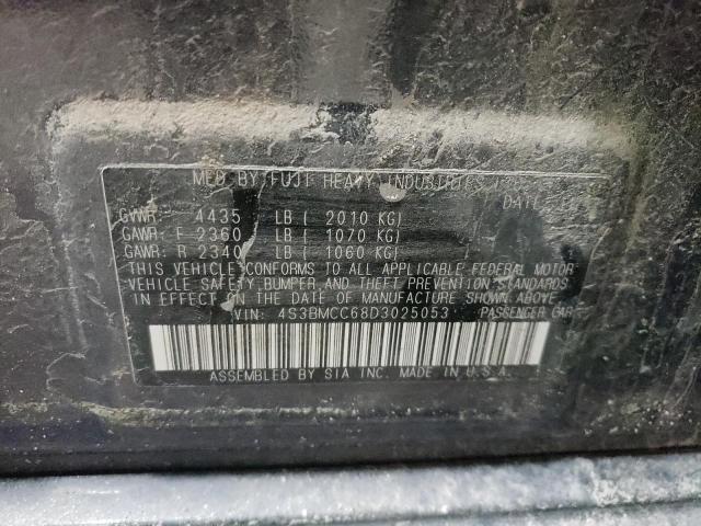 Zdjęcie 10 z aukcji – 2013 SUBARU LEGACY 2.5 z VIN 4S3BMCC68D3025053