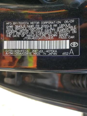 Photo 10 from auction – 2010 TOYOTA COROLLA with VIN JTDBU4EE0A9102405
