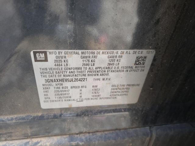 Photo 10 from auction – 2018 CHEVROLET EQUINOX LS with VIN 3GNAXHEV9JL264221