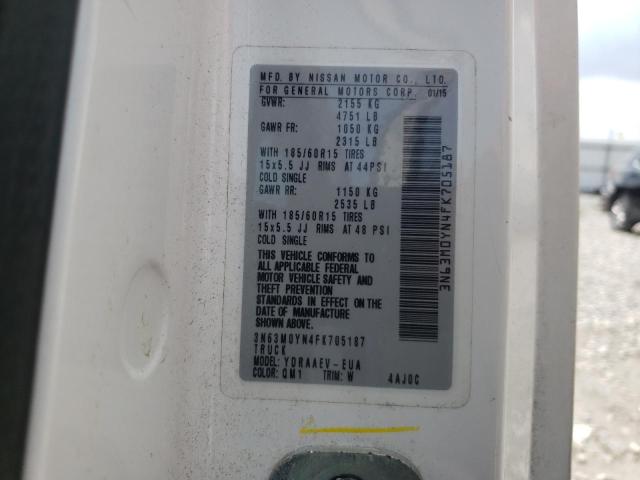 Photo 10 from auction – 2015 CHEVROLET CITY EXPRE with VIN 3N63M0YN4FK705187