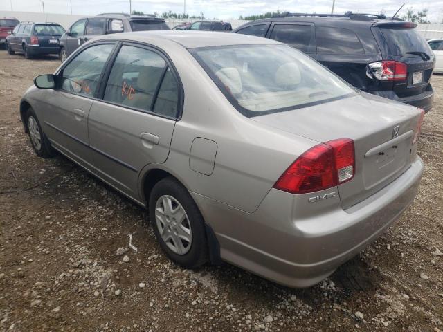 Photo 3 from auction – 2004 HONDA CIVIC DX with VIN 2HGES16474H905757
