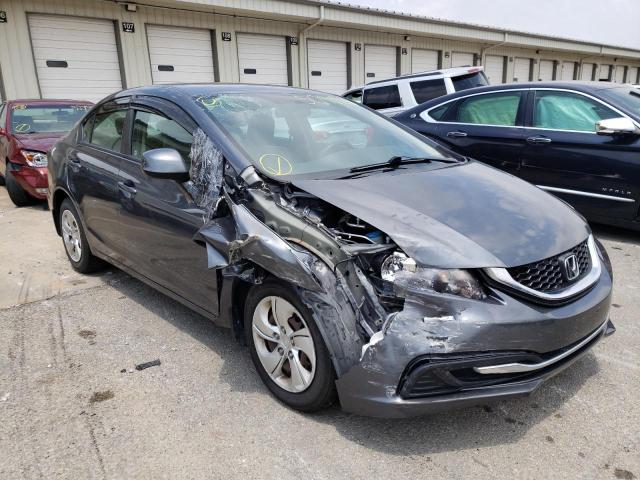 HONDA CIVIC LX 2013 with VIN 19XFB2F53DE073492 - Photo from auction