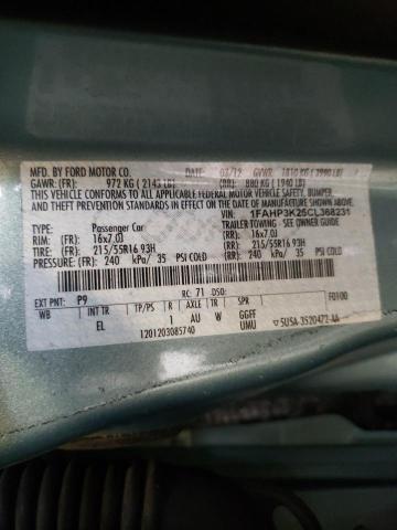 Photo 10 from auction – 2012 FORD FOCUS SE with VIN 1FAHP3K25CL368231