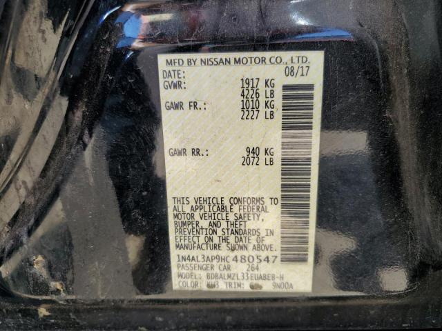 Photo 10 from auction – 2017 NISSAN ALTIMA 2.5 with VIN 1N4AL3AP9HC480547