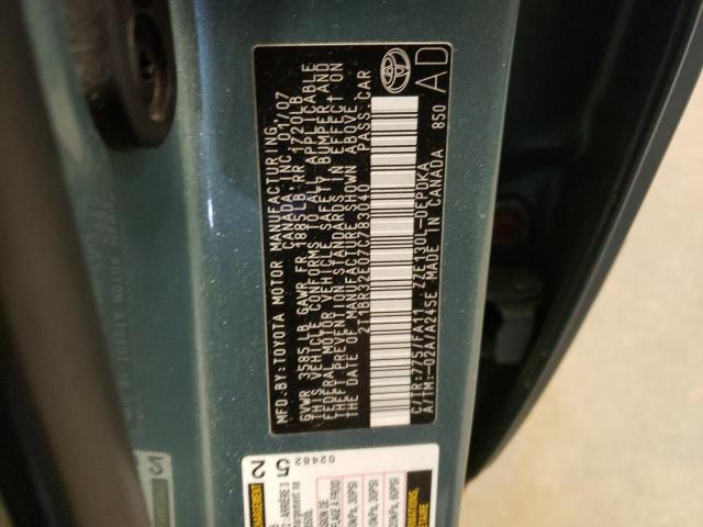 Photo 10 from auction – 2007 TOYOTA COROLLA CE with VIN 2T1BR32E07C783040
