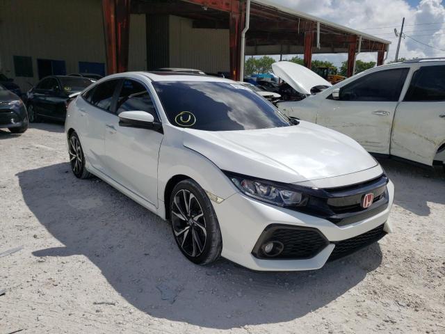 HONDA CIVIC SI 2017 with VIN 2HGFC1E54HH701080 - Photo from auction